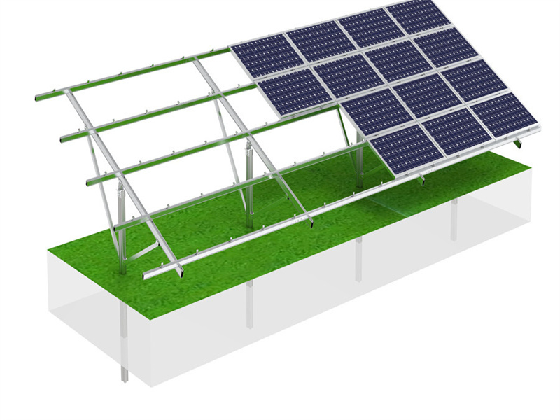 PD-GM-02 Panda Solar Solución de montaje en tierra de una sola pila Proveedor chino