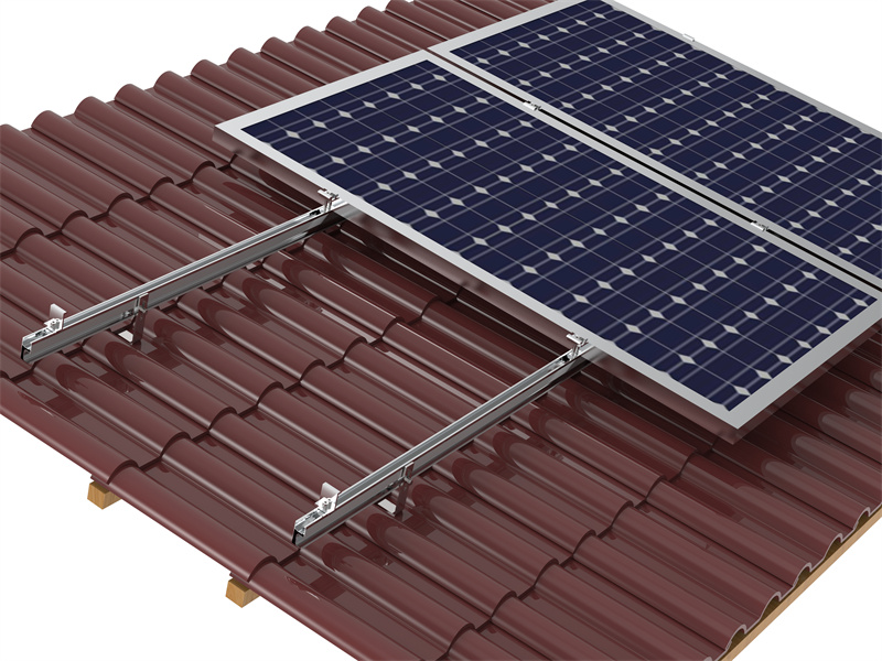 Gancho solar de acero inoxidable Ganchos para techos de tejas planas