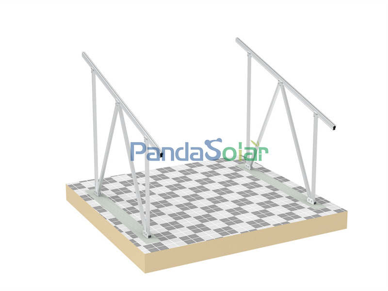 PD-CP01 Sistema de montaje solar para cochera de aluminio con techo de agua PandaSolar Fabricación china