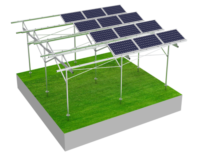 PD-GH-01 PandaSolar Fabricante de sistema de soporte de montaje para invernadero agrícola solar de aluminio