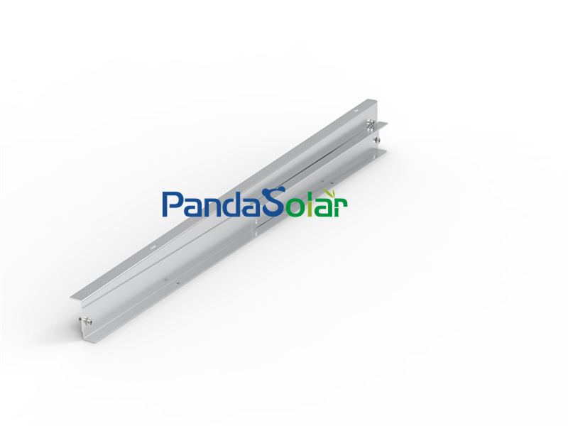 PandaSolar Proveedor OEM Precio ex-work Sistema de montaje de techo de hormigón plano triangular Fabricación y proveedor chinos