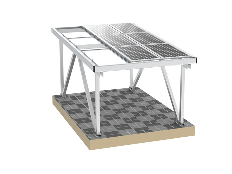 PandaSolar Sistema de cochera solar OEM Precio barato en fábrica 20 KW de red PV Sistema de estructura de montaje de estacionamiento de aluminio preensamblado alto Proveedor