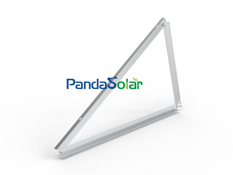 PandaSolar 2022 Panel solar ajustable de aluminio personalizado Soporte de montaje de techo solar triangular fijo Suministro directo de fábrica Buen precio Proveedor de estructura de soporte de sistema de montaje de techo solar