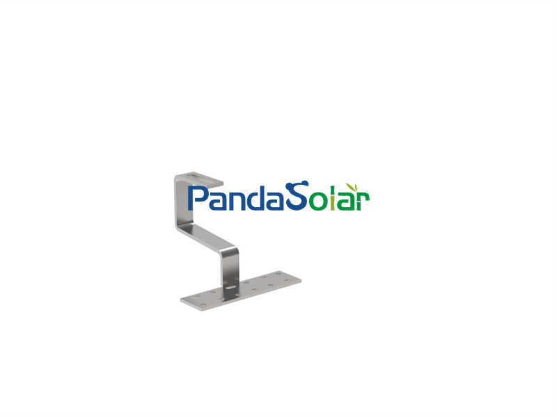 PandaSolar OEM Techo de tejas Montaje solar Soporte de gancho solar ajustable Panel solar SUS304 Kits de ganchos instalados en la azotea Montaje fotovoltaico Gancho solar de acero inoxidable de diseño popular al por mayor
