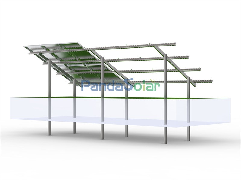 Proveedor OEM de Panda Solar Precio ex-work Estructura de suelo solar Mg-Al-Zn Fabricante chino y marcos de montaje en suelo de paneles solares de alta resistencia