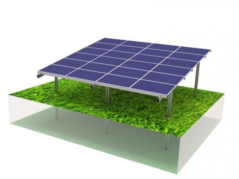 Sistema de montaje en suelo de estructura de panel fotovoltaico PandaSolar