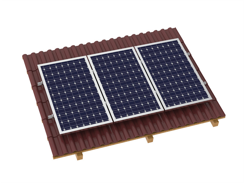 PD-TRS PandaSolar Sistema de montaje solar con gancho para techo de tejas